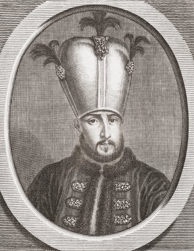 Ahmed III, sultán Osmanské říše od Michael van der Gucht
