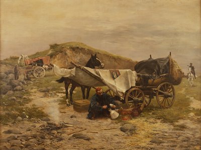 Tataři odpočívají od Michal Pawel Gorstkin Wywiórski