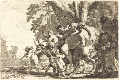 Opilý Silenus od Michel Dorigny