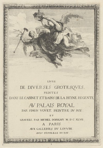 Titulní strana od Michel Dorigny, after Simon Vouet