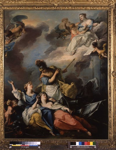 Alegorie vídeňského míru z roku 1606 od Michel Francois Dandre Bardon