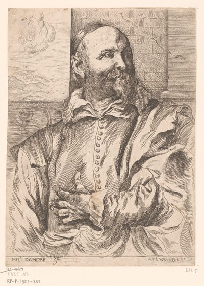 Portrét Jana (I) Snellincka od Michel Francois Dandre Bardon