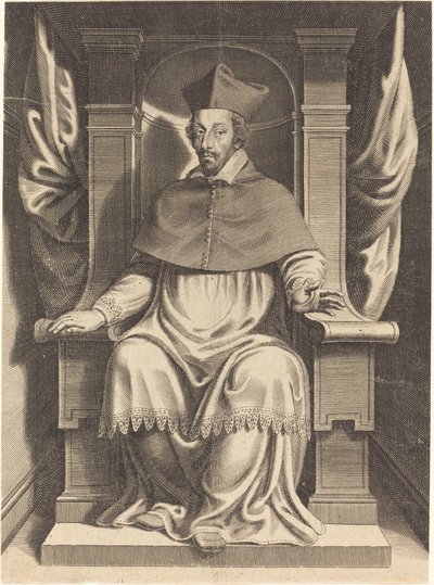 Armand Jean du Plessis, kardinál Richelieu od Michel Lasne