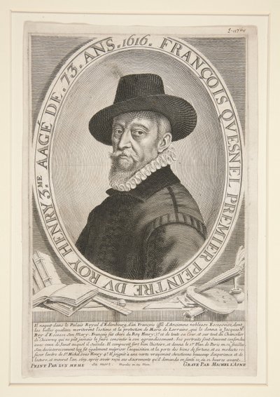 Francois Quesnel (1543-1619), ve věku 73 let od Michel Lasne