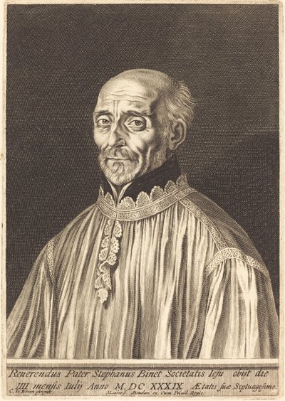 Etienne Binet od Michel Lasne after Charles Le Brun