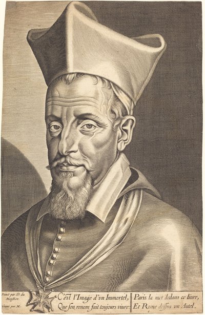 Francois La Rochefoucauld od Michel Lasne after Daniel Dumonstier
