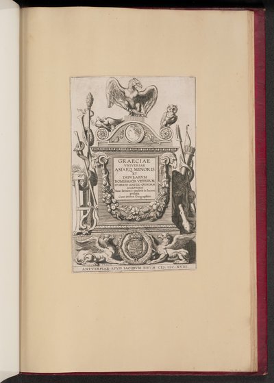 Titulní strana pro Hubert Goltzius, Graeciae Vniversae Asiaeq. Medaile Minor and the Isles od Michel Lasne after Sir Peter Paul Rubens