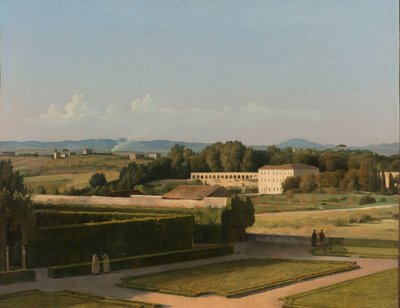 Pohled na zahrady Villa Medici Pohled do zahrad vily Medici od Michel Martin Drolling