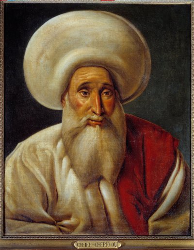 Portrét šejka Cherkaoui. Obraz Michele Rigo (1770-1815) od Michel Rigo