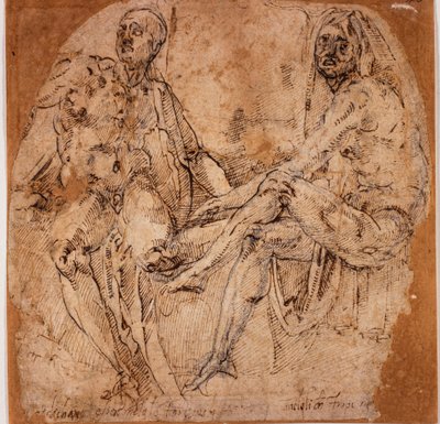 Studie aktů od Michelangelo (after) Buonarroti