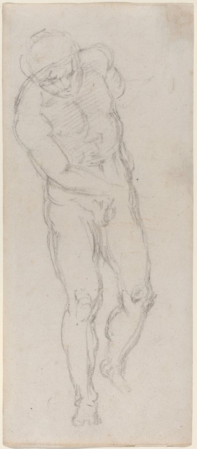 mužský akt [recto] od Michelangelo