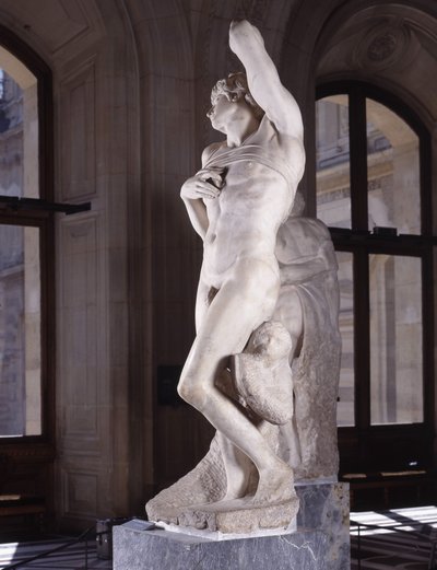 V zajetí, známý jako The Dying Slave od Michelangelo Buonarroti