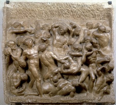Bitva kentaurů od Michelangelo Buonarroti