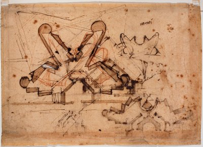 Návrh pro Porta al Prato od Michelangelo Buonarroti