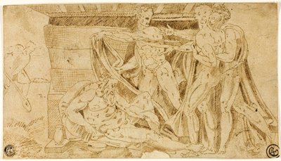 Noemova opilost od Michelangelo Buonarroti