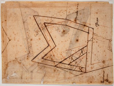 Opevňovací plán od Michelangelo Buonarroti