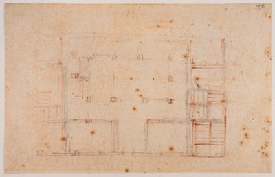 Plán domu od Michelangelo Buonarroti