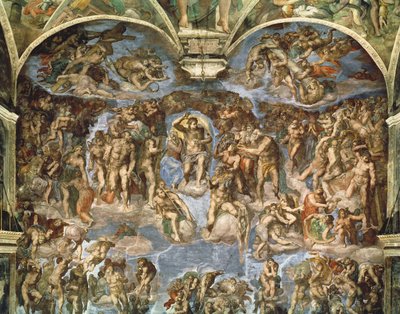Poslední soud ze Sixtinské kaple od Michelangelo Buonarroti