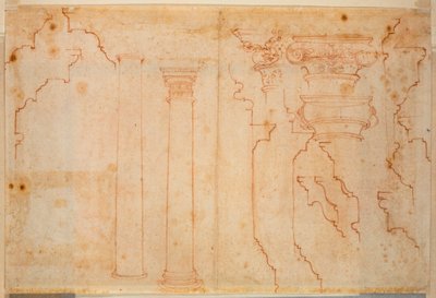 Studie z římských památek od Michelangelo Buonarroti