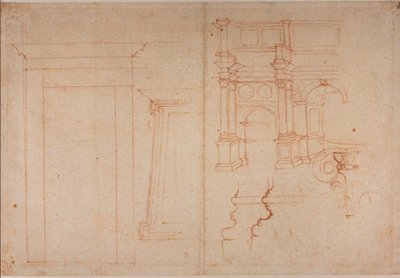 Studie z římských památek od Michelangelo Buonarroti
