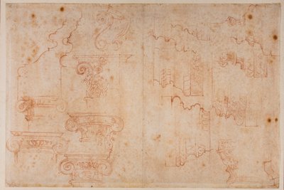 Studie z římských památek od Michelangelo Buonarroti