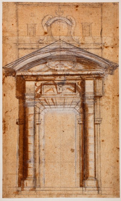 Studie pro Porta Pia od Michelangelo Buonarroti