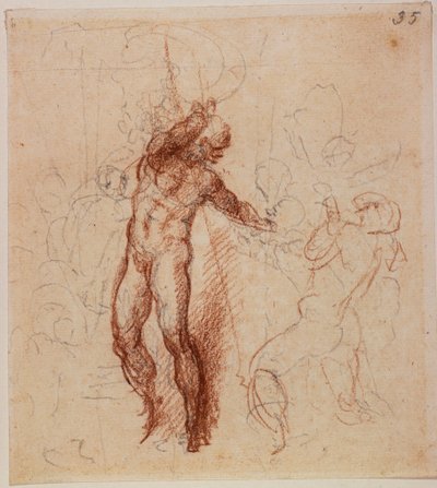 Studie pro Krista v limbu od Michelangelo Buonarroti