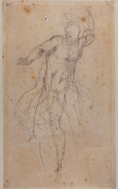Studium pro vzkříšeného Krista od Michelangelo Buonarroti