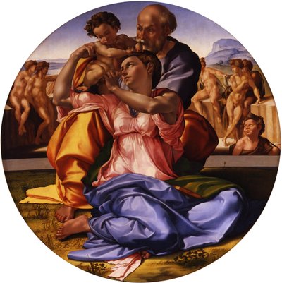 Svatá rodina Doni Tondo od Michelangelo Buonarroti
