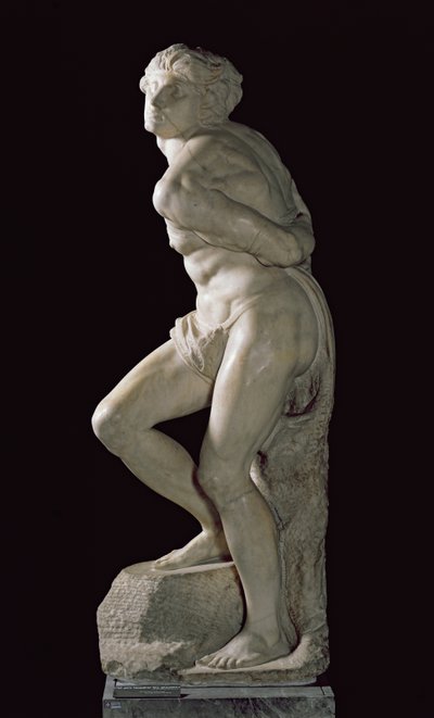 Vzpurný otrok, 1513-15 od Michelangelo Buonarroti
