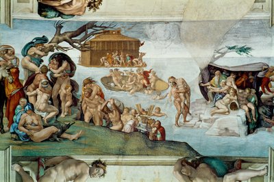 Sixtinská kaple (freska) od Michelangelo Buonarroti