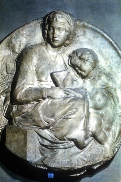 Panna a dítě, 1504-1505 od Michelangelo Buonarroti