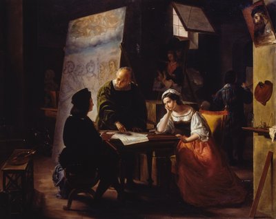 V Raffaellově studiu od Michelangelo Fumagalli