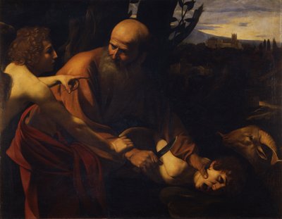 Abraham obětující Izáka, 1603-1604 od Michelangelo Merisi Caravaggio