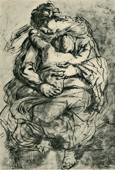 Madonna a dítě, konec 16.-začátek 17. století, 1943. od Michelangelo Merisi Caravaggio