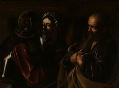 Zapření svatého Petra, 1610. od Michelangelo Merisi Caravaggio