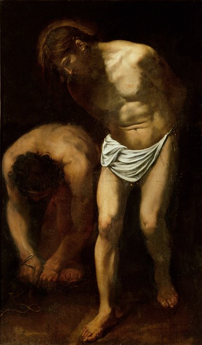 Bičování, kolem roku 1610 od Michelangelo Merisi Caravaggio