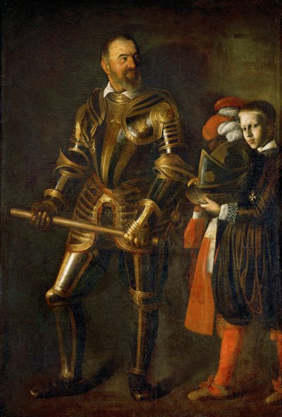 Alof de Vignacourt, velmistr Maltézského řádu od Michelangelo Merisi da Caravaggio