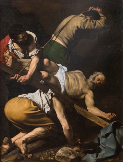 Ukřižování svatého Petra od Michelangelo Merisi da Caravaggio