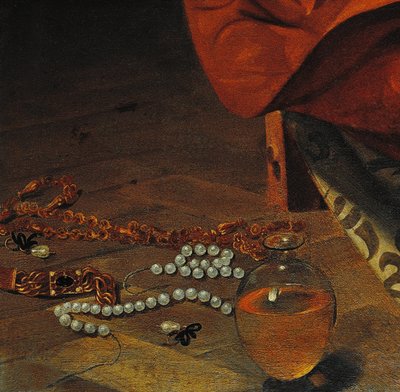 Detail kajícnice Magdaleny od Michelangelo Merisi da Caravaggio