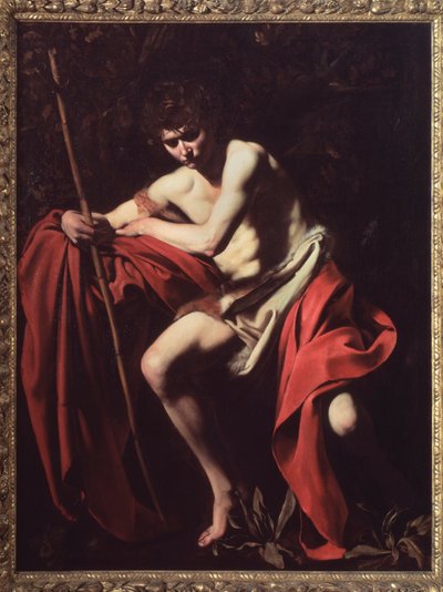 Svatý Jan Křtitel v poušti (olej na plátně od Michelangelo Merisi da Caravaggio