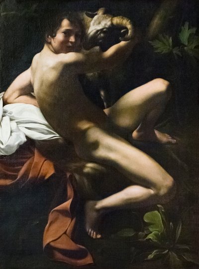 Svatý Jan Křtitel, Mládež s beranem od Michelangelo Merisi da Caravaggio