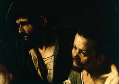 Bičování Krista, detail, cca 1606 (olej na plátně) od Michelangelo Merisi da Caravaggio
