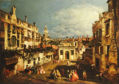 Campo San Gallo, Benátky, c.1740 od Michele Marieschi