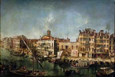 Pohled na Canal Grande z Fondamenta Del Vin, 1736-1737. od Michele Marieschi