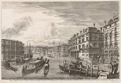 Pohledy na Benátky: Canal Grande, 1741. od Michele Marieschi