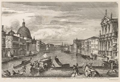 Pohledy na Benátky: Santa Chiara od Michele Marieschi