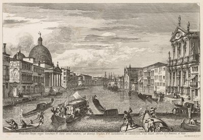 Pohledy na Benátky: Santa Chiara, 1741. od Michele Marieschi