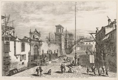 Pohledy na Benátky: Brány arzenálu, 1741. od Michele Marieschi