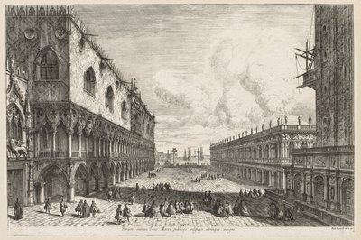 Pohledy na Benátky: Piazzetta od Michele Marieschi